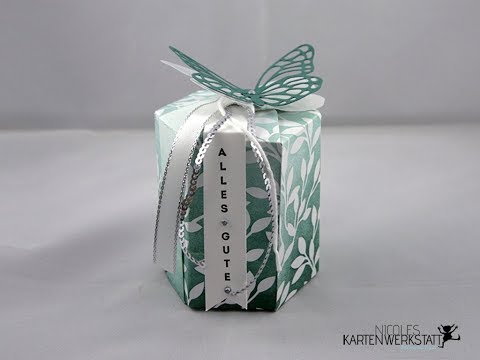 Sechseck-Box mit dem Gift Bag Punchboard für Geschenktüten